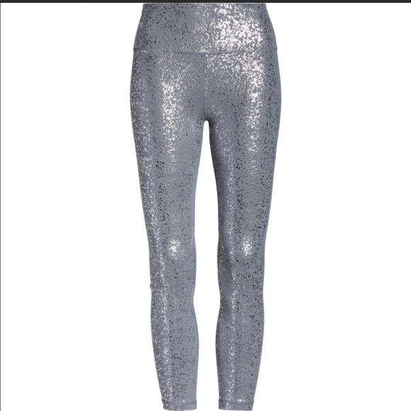 Sweaty Betty | Pants u0026 Jumpsuits | Sweaty Betty Goddess Silver Foil Legging  | Poshmark